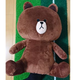 LINEフレンズ ブラウン ヘッドカバーの通販 by らんぷる's shop|ラクマ