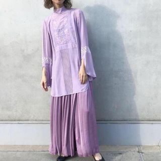 マメ(mame)のみほ様専用mame botanical embroidery blouse 2(シャツ/ブラウス(長袖/七分))