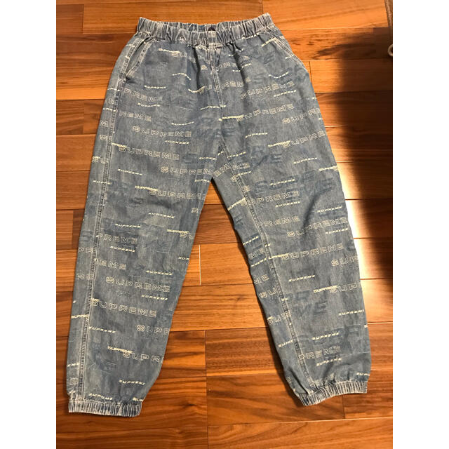 supreme dimensions logo denim skate pant