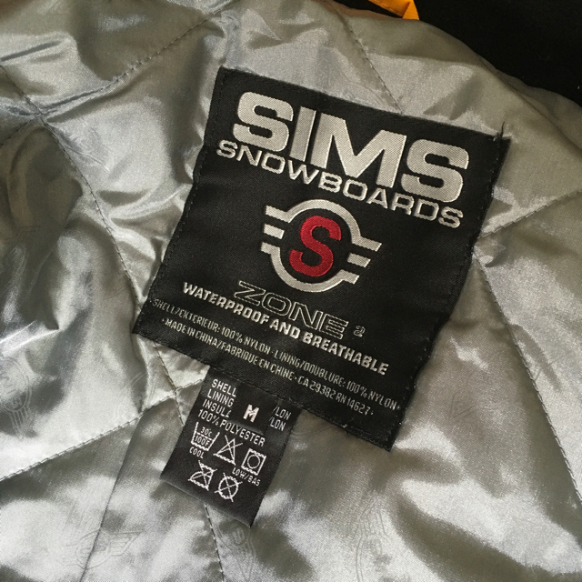 SIMSシムス 限定　スノーボードウエア　多機能　マウンテン　ジャケット