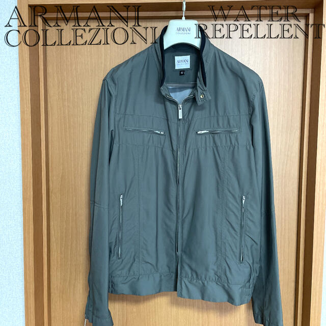 ARMANI COLLEZIONI(アルマーニ コレツィオーニ)のアルマーニコレッオーニ　ウォーターレペレントブルゾン メンズのジャケット/アウター(ブルゾン)の商品写真