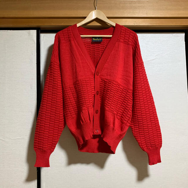 INVERALLANの80s80s' NZ製Edward Lenton lamb wool cardigan