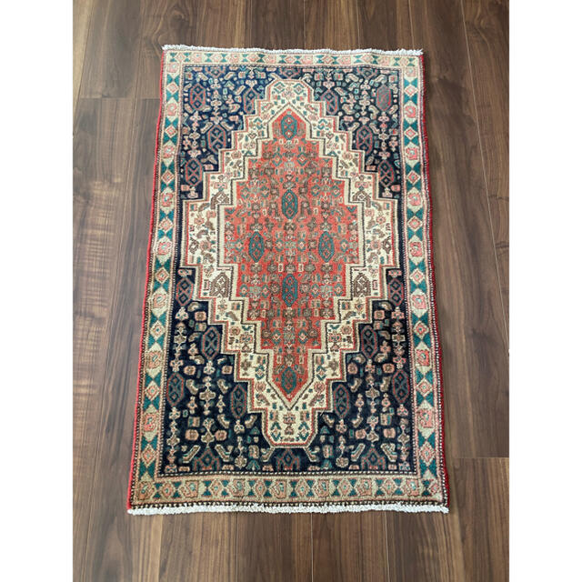 ヴィンテージ by My Aladdin’s Rug｜ラクマ セネ産 ペルシャ絨毯 114×69cmの通販 定番最安値