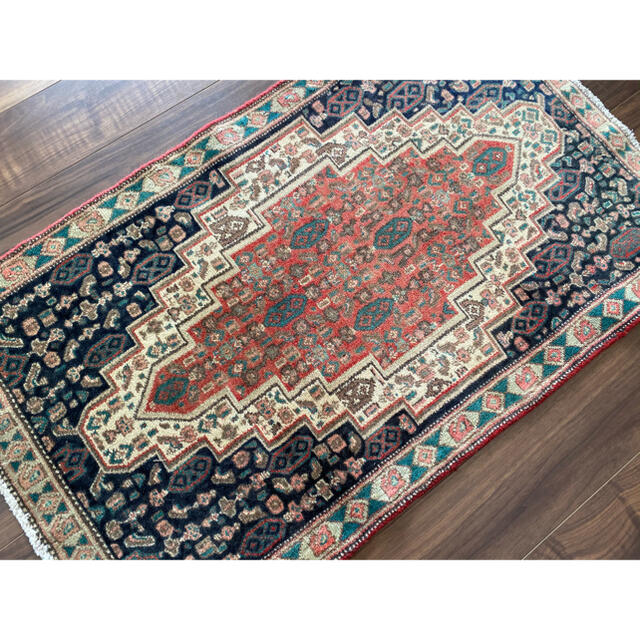 ヴィンテージ by My Aladdin’s Rug｜ラクマ セネ産 ペルシャ絨毯 114×69cmの通販 低価再入荷
