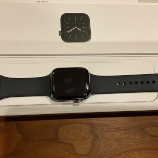 アップルウォッチ(Apple Watch)の新同Apple Watchシリーズ6 44mmステンレスAppleCare加入済(腕時計(デジタル))