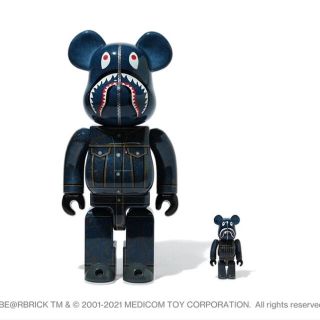 アベイシングエイプ(A BATHING APE)のBAPE X LEVI’S BE@RBRICK 100% & 400% SET(その他)