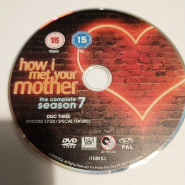 how i met your mother season7 エンタメ/ホビーのDVD/ブルーレイ(TVドラマ)の商品写真