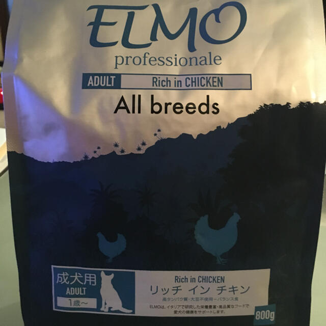 MELMO(メルモ)のELMOプロフェッショナル　リッチ&チキン　成犬用　800g その他のペット用品(ペットフード)の商品写真