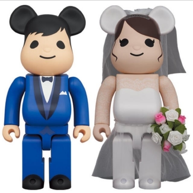 BE@RBRICK グリーティング結婚 4 PLUS 100％ 400% セットフィギュア