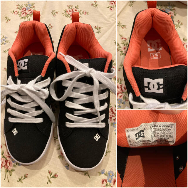 DC SHOES(ディーシーシューズ)のDC SHOESスニーカー 新品未使用 24cm ディーシーシュー 黒 レディースの靴/シューズ(スニーカー)の商品写真