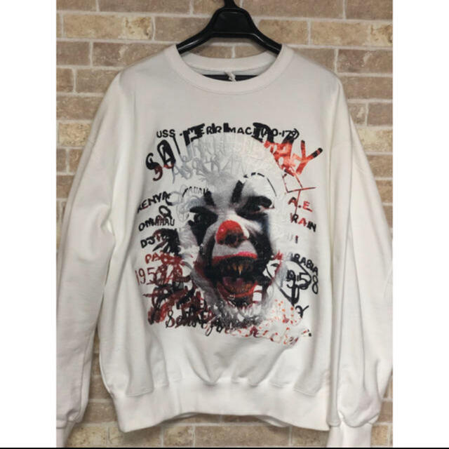 doublet Horror Embroidery Sweat Shirtメンズ