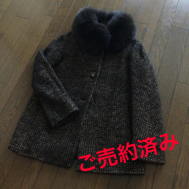 優先配送 Max Mara - max mara フォックス ファー コート 42 極美品
