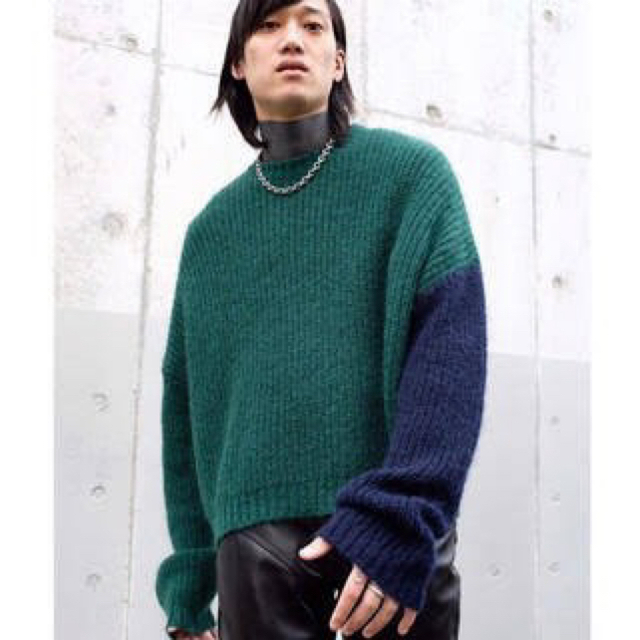 メンズJOHNLAWRENCESULLVAN 18aw モヘアニット