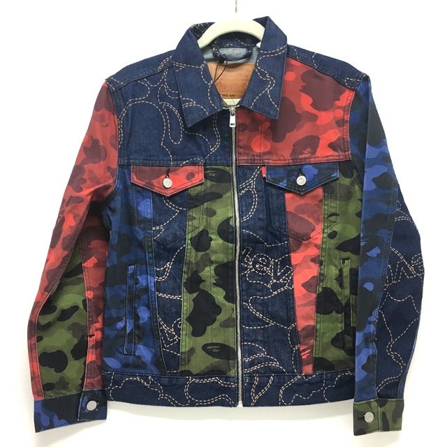 ジャケット/アウター アベイシングエイプ A BATHING APE MULTICOLOR