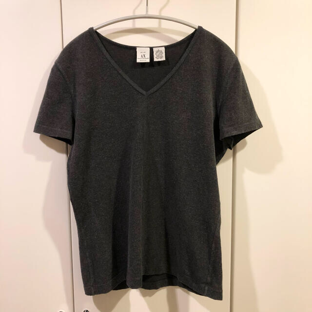 ARMANI EXCHANGE(アルマーニエクスチェンジ)のAX　アルマーニエクスチェンジ チャコールグレー　レディース　Tシャツ レディースのトップス(Tシャツ(半袖/袖なし))の商品写真