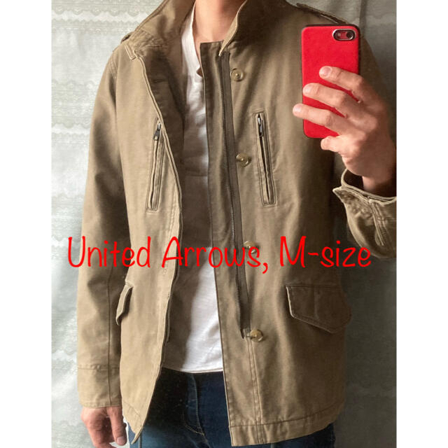 BEAUTY&YOUTH UNITED ARROWS(ビューティアンドユースユナイテッドアローズ)の【United Arrows】military jacket, Size:M メンズのジャケット/アウター(ミリタリージャケット)の商品写真