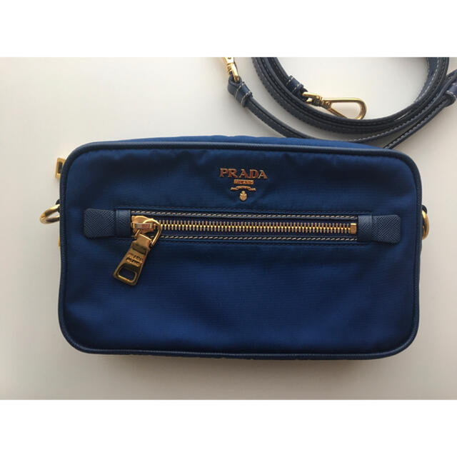 PRADA プラダ BT0773 ブルー ショルダーバッグ