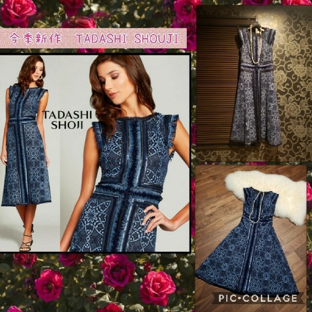 TADASHI ワンピース ドレスの通販 by YT☆'s shop|タダシショウジなら 通販正規店 TADASHI 膝丈ワンピース US2 タダシショージ SHOJI ひざ丈ワンピース