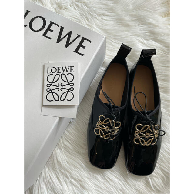 【最終】ロエベ LOEWE フラットシューズ ポインテッドトゥ