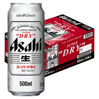 アサヒ(アサヒ)のアサヒ　スーパードライ　500ml 1ケース(ビール)