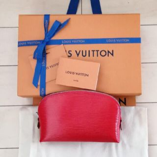 ルイヴィトン(LOUIS VUITTON)の極美品 ルイヴィトン ポシェットコスメティック エピ コクリコ(ポーチ)