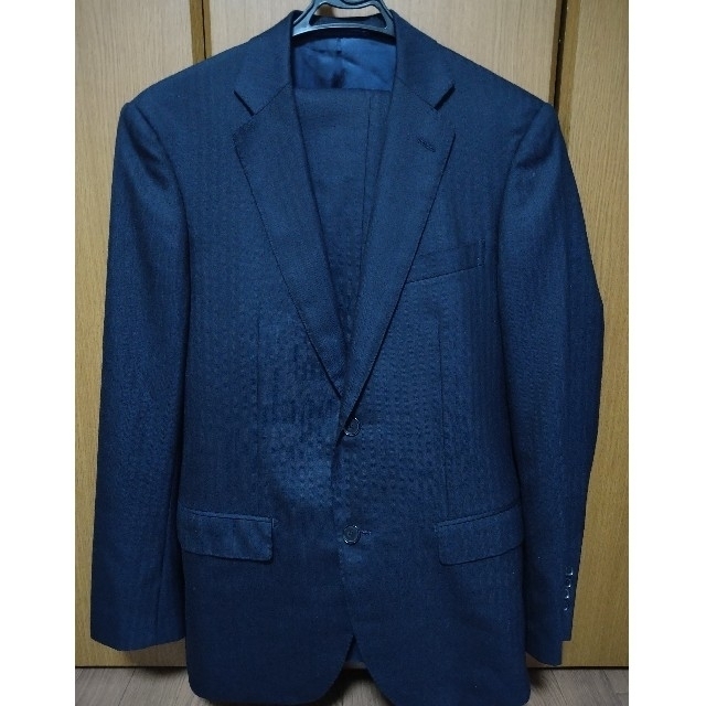 TOMORROWLAND(トゥモローランド)のTOMORROWLAND スーツ上下セット　濃紺 メンズのスーツ(セットアップ)の商品写真