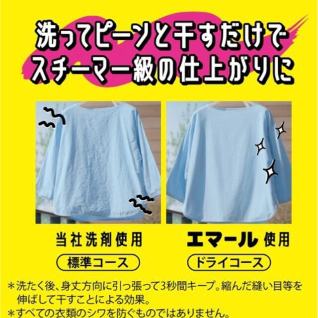 花王(カオウ)のエマール　900ml 6袋　詰め替え用 インテリア/住まい/日用品の日用品/生活雑貨/旅行(洗剤/柔軟剤)の商品写真