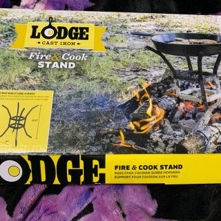 ロッジ(Lodge)のロッジファイヤースタンド#LODGE五徳#直火スタンド(鍋/フライパン)