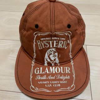 ヒステリックグラマー(HYSTERIC GLAMOUR)のHYS WHISKY柄 刺繍キャップ(キャップ)