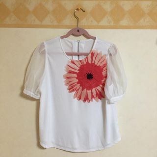 ドットアンドストライプスチャイルドウーマン(Dot&Stripes CHILDWOMAN)のチャイルドウーマン♡フラワートップス(シャツ/ブラウス(半袖/袖なし))