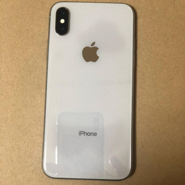 スマートフォン/携帯電話 専用‼️‼️au iPhonex 64GB.シルバー 参考