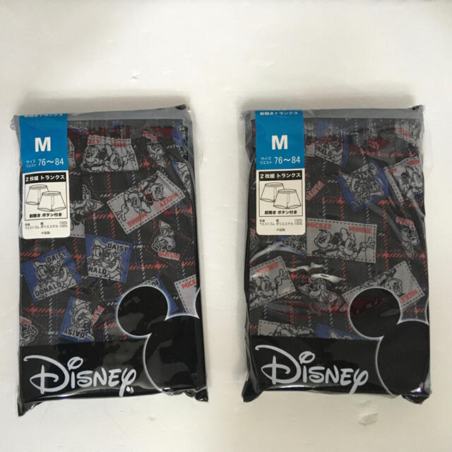 Disney(ディズニー)のメンズトランクス　Mickeyプリント　Ⓜ️サイズ メンズのアンダーウェア(トランクス)の商品写真