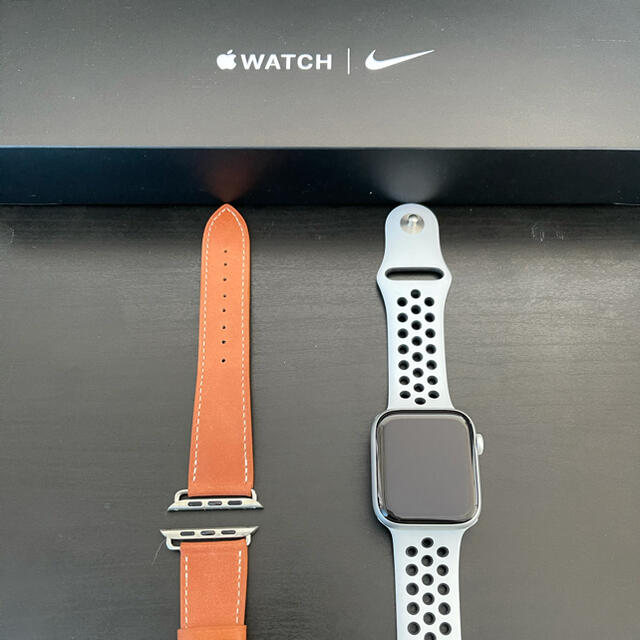 【同梱不可】 Apple Watch series6 44mm gps NIKEモデル 腕時計(デジタル)