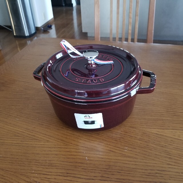 STAUB - ピコ・ココット ラウンド 24cm グレナディンレッドの通販 by