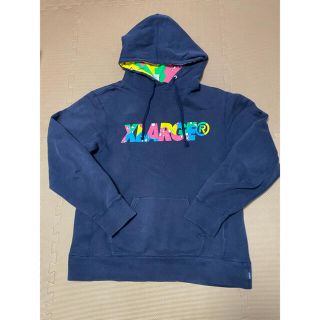 エクストララージ(XLARGE)のX large 紺パーカー(パーカー)