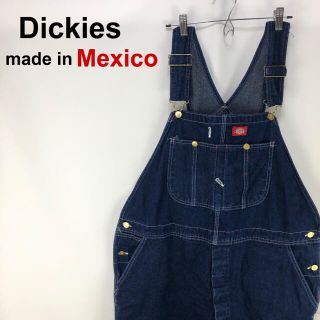 ディッキーズ(Dickies)の【希少】ディッキーズ☆ロゴタグ ビッグサイズ W44 デニム オーバーオール(サロペット/オーバーオール)