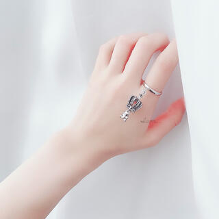 1/30新作＊ crown & mini  bear ring(リング)