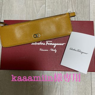 サルヴァトーレフェラガモ(Salvatore Ferragamo)のサルヴァトーレフェラガモ ペンケース 革(ペンケース/筆箱)