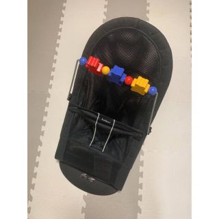 ベビービョルン(BABYBJORN)のベビービョルン バウンサー メッシュ ブラック 黒 おもちゃバウンサートーイ付(ベビーベッド)