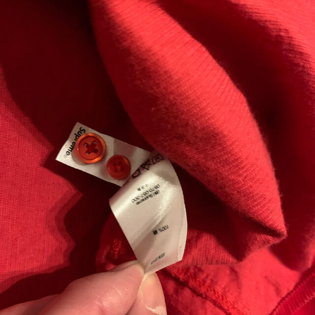 supreme corduroy shirt red M