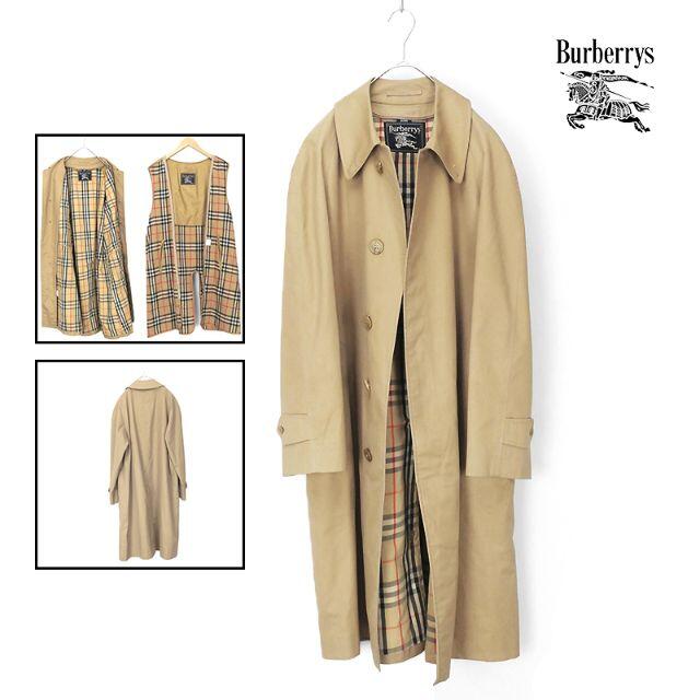 BURBERRY(バーバリー)のBURBERRYS バーバリー　ウールライナー付き 比翼バルマカーンコート メンズのジャケット/アウター(ステンカラーコート)の商品写真