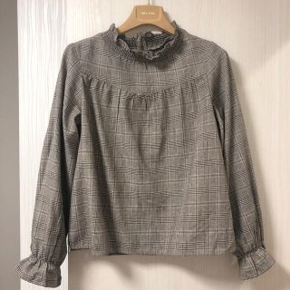 こなつ★様専用♡美品♡ハイネック切替チェック柄ブラウス(シャツ/ブラウス(長袖/七分))