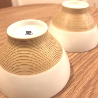 ハクサントウキ(白山陶器)の白山陶器 湯のみ 2個セット 美品 陶器市 波佐見焼 有田焼 小鉢(食器)