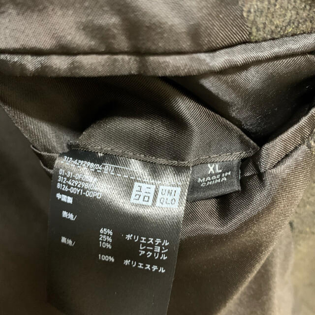 UNIQLO(ユニクロ)のUNIQLO シングルブレストコート メンズのジャケット/アウター(ステンカラーコート)の商品写真