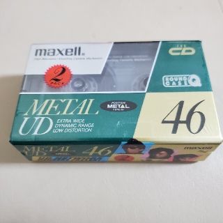 マクセル(maxell)の希少　【値下げ】maxellメタルカセットテープ2本(その他)