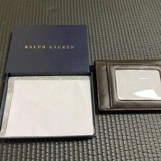 ポロラルフローレン(POLO RALPH LAUREN)のPolo Ralph Lauren 羊革 二つ折りパスケース (名刺入れ/定期入れ)