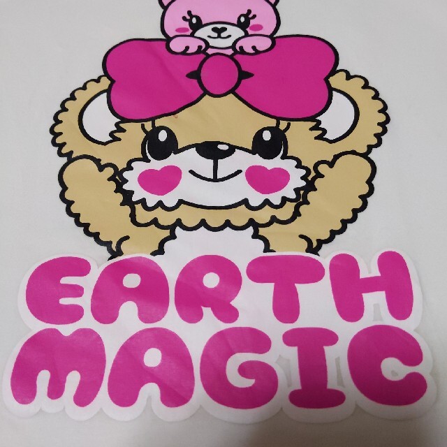 EARTHMAGIC(アースマジック)の130(*ˊૢᵕˋૢ*)袖リボンTシャツ キッズ/ベビー/マタニティのキッズ服女の子用(90cm~)(Tシャツ/カットソー)の商品写真