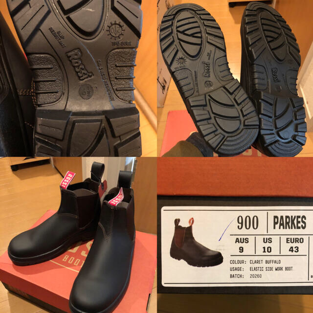 最新・限定 【新品未使用】Rossi boots サイドゴアブーツ　UK9