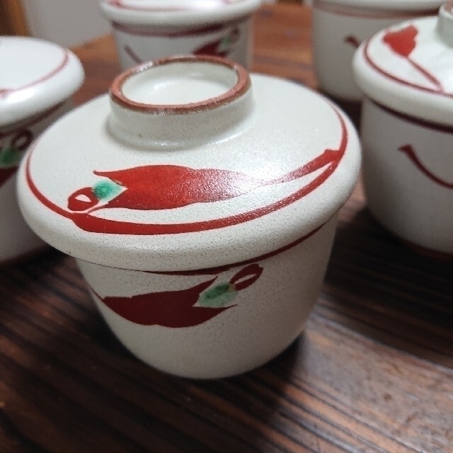 えびちり様専用 たち吉 紅小花 茶碗蒸し 5客 新品 prorecognition.co