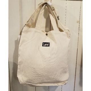 リー(Lee)のLee 刺繍ロゴ2WAYビッグトートバッグ(offwhite)(ショルダーバッグ)